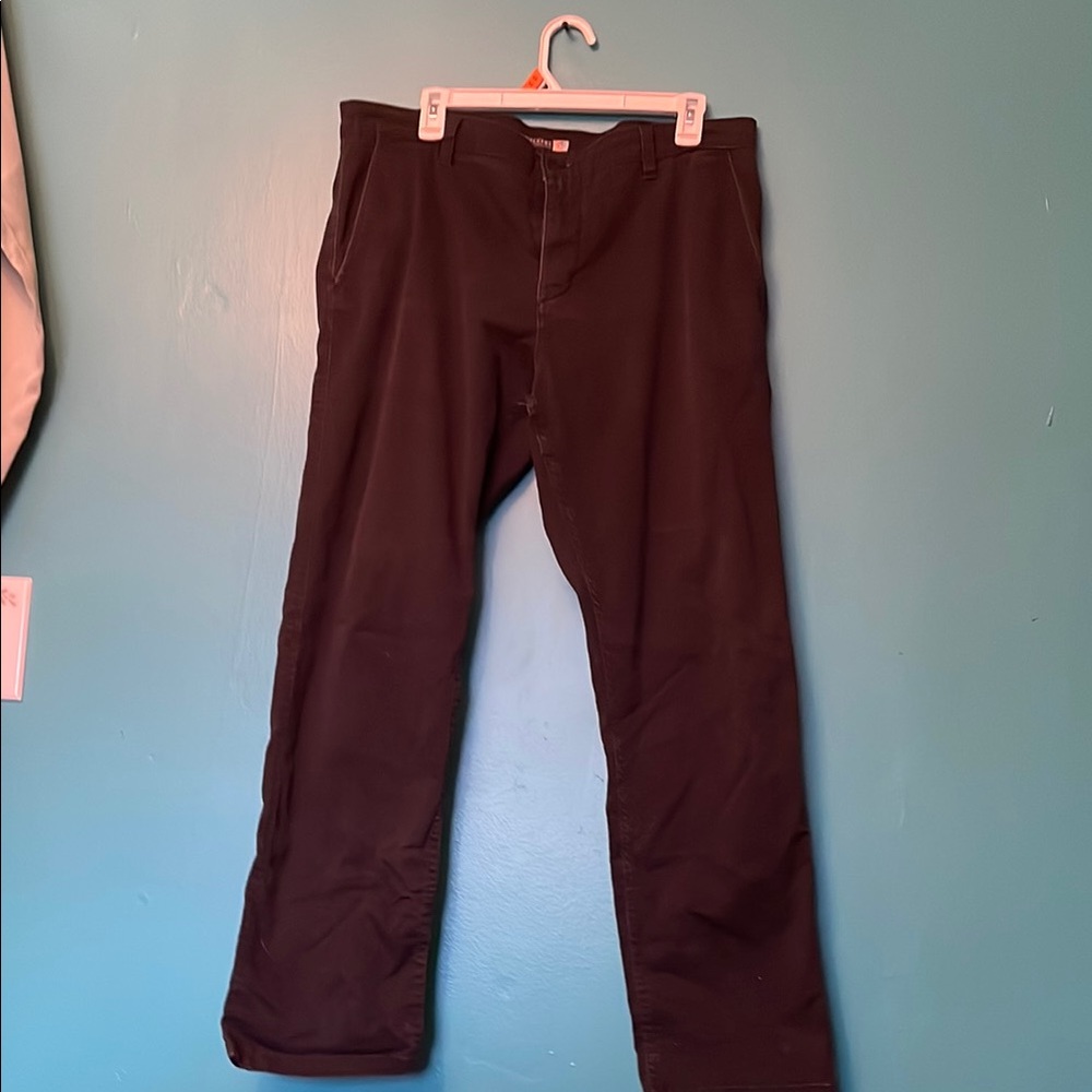 Black Chinos with Straight Leg Cut